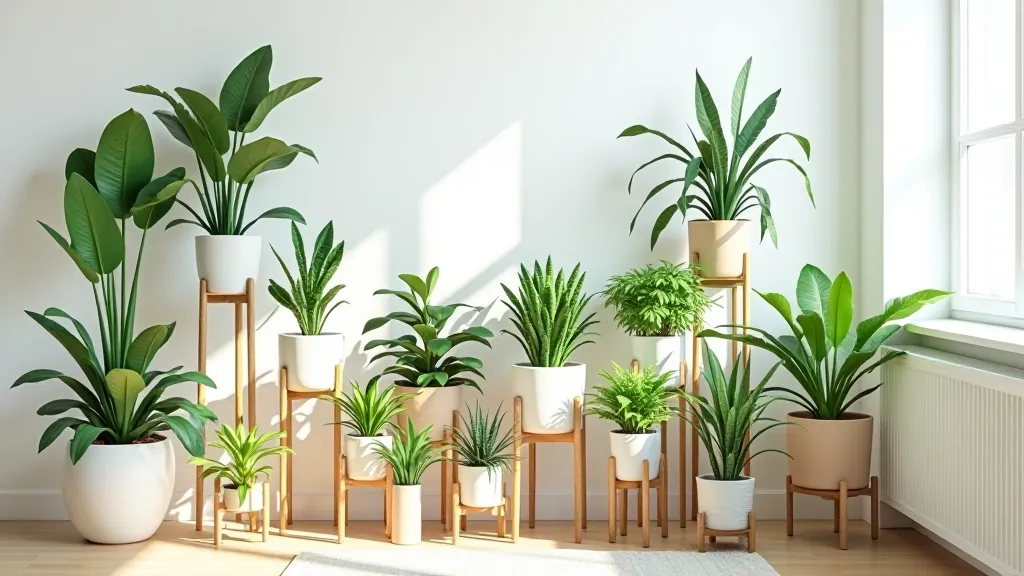 Indoor plant styling in Šiauliai home